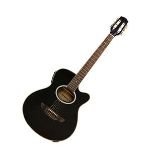 Guitarra electroacústica Freeman FRA95NCET - cuerdas nylon - color negro (BK)