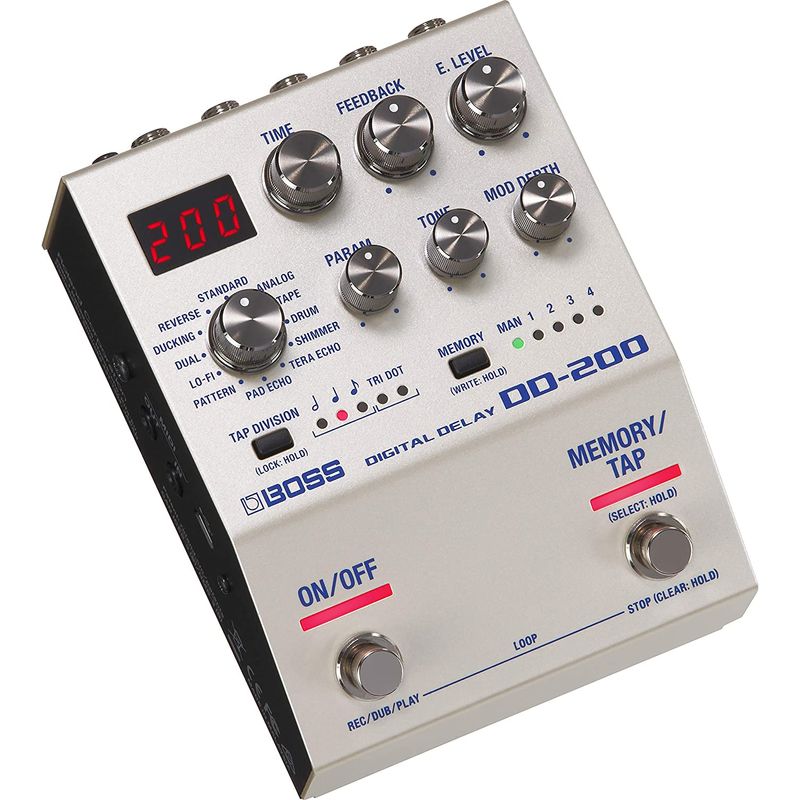BOSS DD-200 Digital Delay箱付き Pedal Boss DD-200 - Digital Delay - Audiomusica