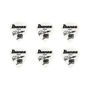 Pack de 6 uñetas Ibanez Paul Gilbert Signature - Blancas