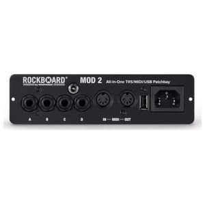Patchbay Rockboard RBO B MOD 2 V2 - TRS, MIDI & USB