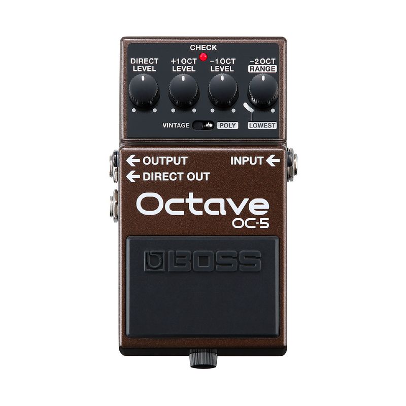 ベース BOSS OC-5 Octave Pedal Boss OC-5 - Octave - Audiomusica