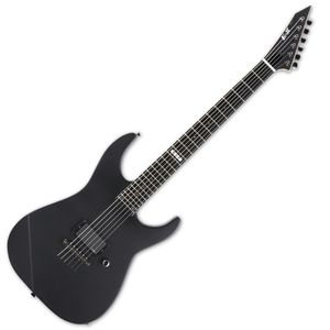 Guitarra eléctrica ESP E-II M-I Thru NT - Black Satin