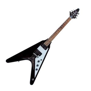 Guitarra eléctrica Freeman Flying V FRFV300 color negro