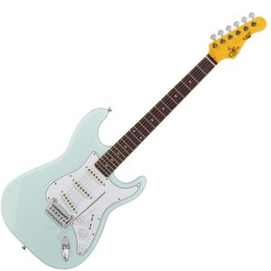 Guitarra eléctrica G&L Tributeute S-500 RW Stratocaster - Sonic Blue