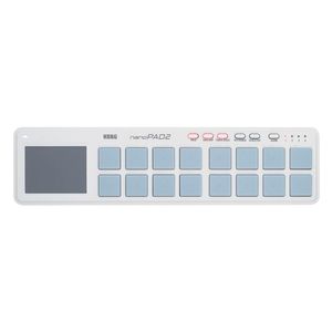 Controlador MIDI Korg NANOPAD2 color blanco