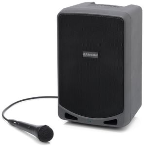 Caja activa Samson XP106 con micrófono y bluetooth