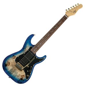 Guitarra eléctrica Michael Kelly Custom Collection 60 Burl Ultra - Blue Burl
