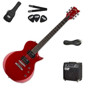Pack de guitarra eléctrica LTD EC-10 - Red