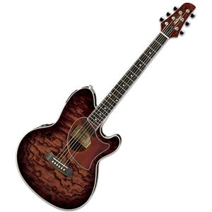 Guitarra eléctroacústica Ibanez TCM50 - Vintage Brown Sunburst