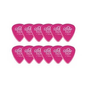Pack de 12 uñetas Dunlop 41P1.14 Delrin 500 Standard