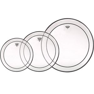 Set de parches Remo 10, 12, 14 " Pinstripe Clear PP-0922-PS