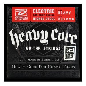 Cuerdas para guitarra eléctrica Dunlop DHCN1048 Heavy Core 10-48