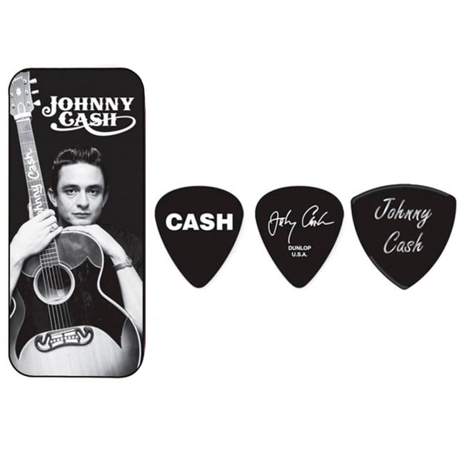 Set de uñetas Dunlop JCPT01M Johnny Cash Memphis - medium