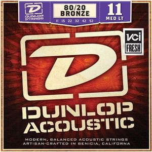 Set de cuerdas Dunlop para guitarra acústica DAB1152