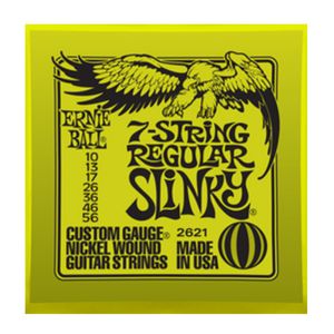 Cuerdas guitarra eléctrica Ernie Ball P02621 NICKL 7 REG SLINKY