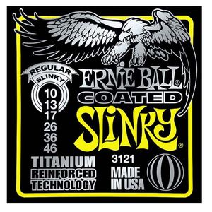 Cuerdas guitarra eléctrica Ernie Ball P03121 COATED REGLR SLINK Y