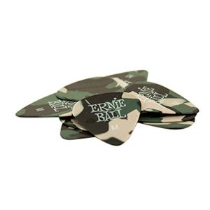 Pack de 12 uñetas Ernie Ball P09222 12 CAMOUFLAGE MD