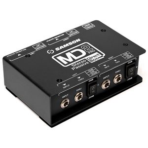 Caja directa pasiva estéreo Samson MD2PRO