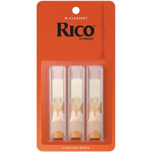 Caja de 3 cañas Rico RCA0325 para Clarinete en SIb - medida 2,5