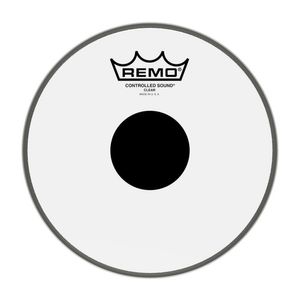 Parche Remo 8" Controlled Sound Clear Black Dot Top CS-0308-10