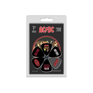 Pack 6 uñetas Perri's Leathers LP-ACDC1