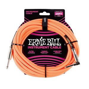 Cable para instrumento Ernie Ball P06067 - 7,5 metros - Neon Orange