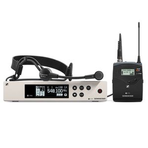 Sistema de micrófono cintillo inalámbrico cintillo Sennheiser EW 100 G4-ME3-B