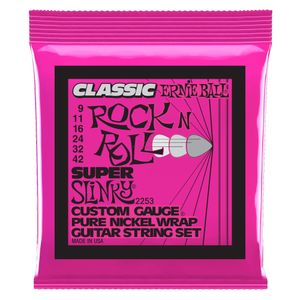 Cuerdas para guitarra eléctrica Ernie ball P02253 Super Slinky