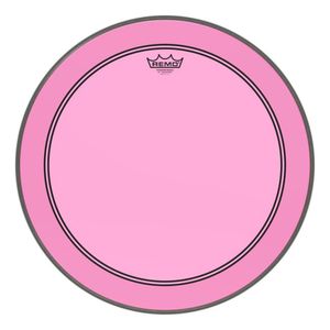 Parche para bombo Remo Powerstroke P3 ColorTone de 20 pulgadas - rosado