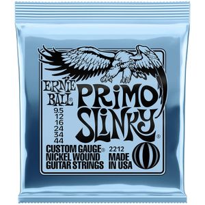 Set de cuerdas de guitarra eléctrica Ernie Ball P02212 Primo Slinky 9.5-44