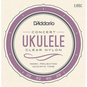 Cuerdas de Ukelele Concierto D'Addario EJ65C