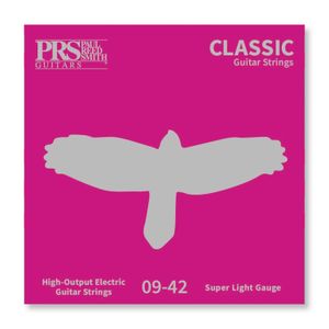 Cuerdas para guitarra eléctrica PRS Classic Strings Super Light 009-042