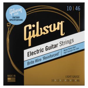 Cuerdas para guitarra eléctrica Gibson Brite Wire Light
