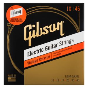 Cuerdas para guitarra eléctrica Gibson Vintage Reissue Light