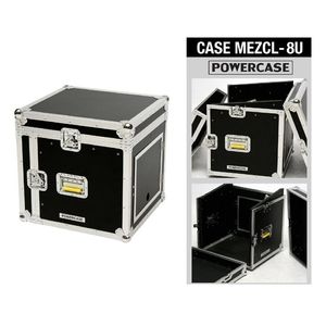 Case de audio Powercase 8U con 8 unidades de capacidad