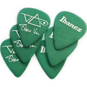 Pack de 6 uñetas Ibanez B1000SV GR Steve Vai - color verde