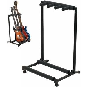Stand Rockstand para guitarras o bajos RS20880 B/1 FP capacidad para 3 instrumentos