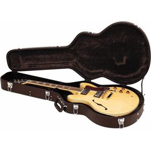 Case Rockcase para guitarra hollow curvo RC10607BCT/4 color negro