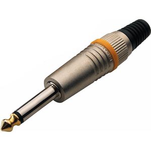 Conector jack 1/4 pulgada mono Rockcable RCL10002M de metal