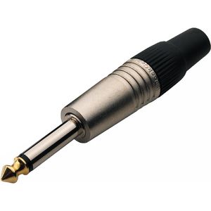 Conector jack 1/4 pulgada mono Rockcable RCL10002P de plástico