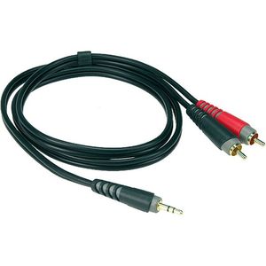 Cable de audio Klotz AY7-0100 mini jack estéreo (1/8 pulgada) - RCA (x2) de 1 metro