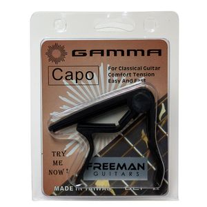 Capo para guitarra clásica Freeman FRGCP8 - color negro