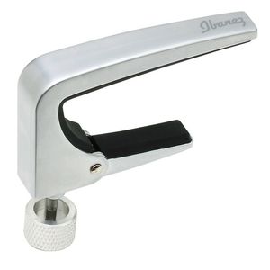 Capo para guitarra acústica o eléctrica Ibanez IGCZ10 color silver