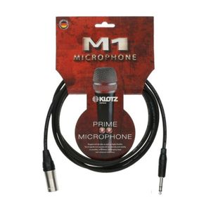 Cable Klotz XLR macho-Plug stereo M1MS1K0300 - color negro - 3 metros