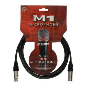 Cable de micrófono Klotz M1K1FM0500 - color negro - 5 metros