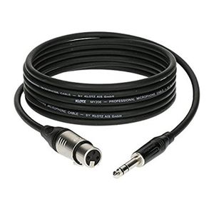 Cable de audio Klotz M1FS1K0500 - XLR hembra - jack TRS - 5 metros