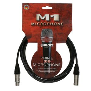 Cable de micrófono Klotz M1K1FM1000 - color negro - 10 metros