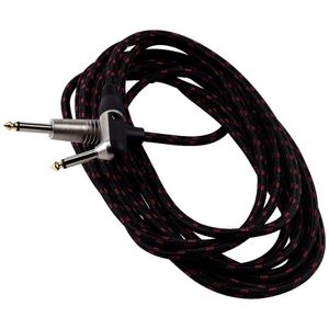 Cable para instrumento Rockcable RCL30253 TC - negro con lunares rojos - 3 metros