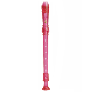 Flauta dulce soprano Yamaha YRS-20B - color rosado - digitación barroca