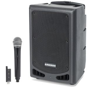 Caja acústica activa Samson XP208W con micrófono y bluetooth